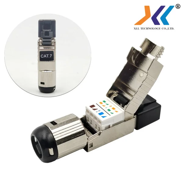  XLL หัวแลน RJ45 CAT7 Modular Shielded FTP Tool-free Plugs  image 4