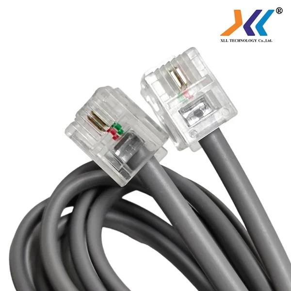 XLL สายโทรศัพท์ เข้าหัวสำเร็จรูป RJ11 Telephone Cable ยาว 1.5 เมตร image 3